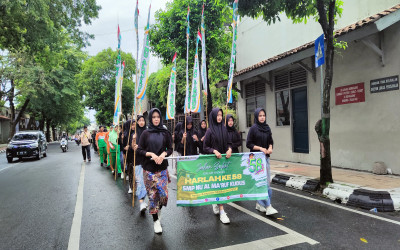 Jalan Sehat SMP NU Al Ma'ruf Kudus
